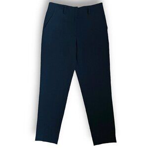Gerard Darel Womens Dress Pant FR 38 US 6 Black Tapered Leg Ankle Fit Minimalist
